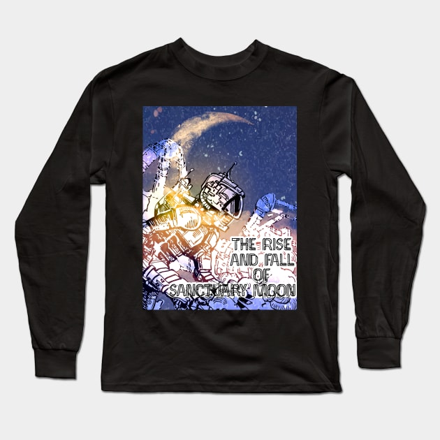 The Rise And Fall Of Sanctuary Moon Long Sleeve T-Shirt by katmargoli